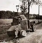 1940年のフランス侵攻戦で撃破された車両。