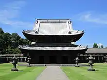 瑞龍寺、仏殿　国宝　1659年（万治2年)竣工　瑞龍寺は、富山県高岡市の曹洞宗の仏教寺院。禅宗様建築の典型例。